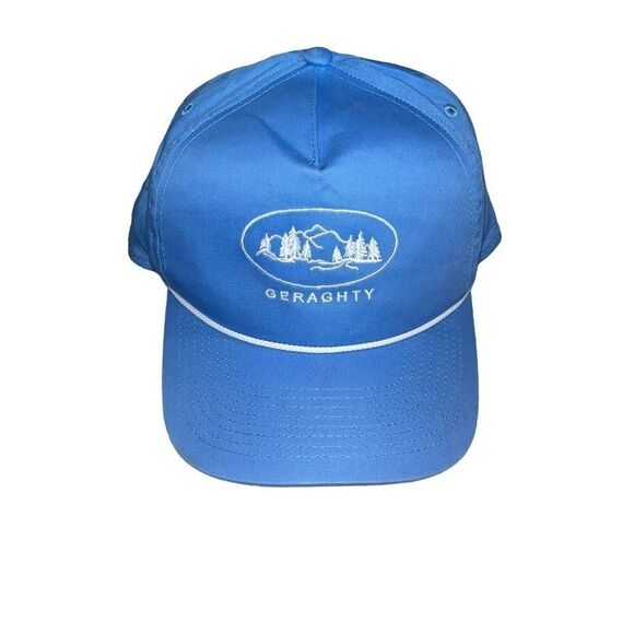 Imperial Blue & White Embroidered Geraghty Baseball Hat - Picture 1 of 9